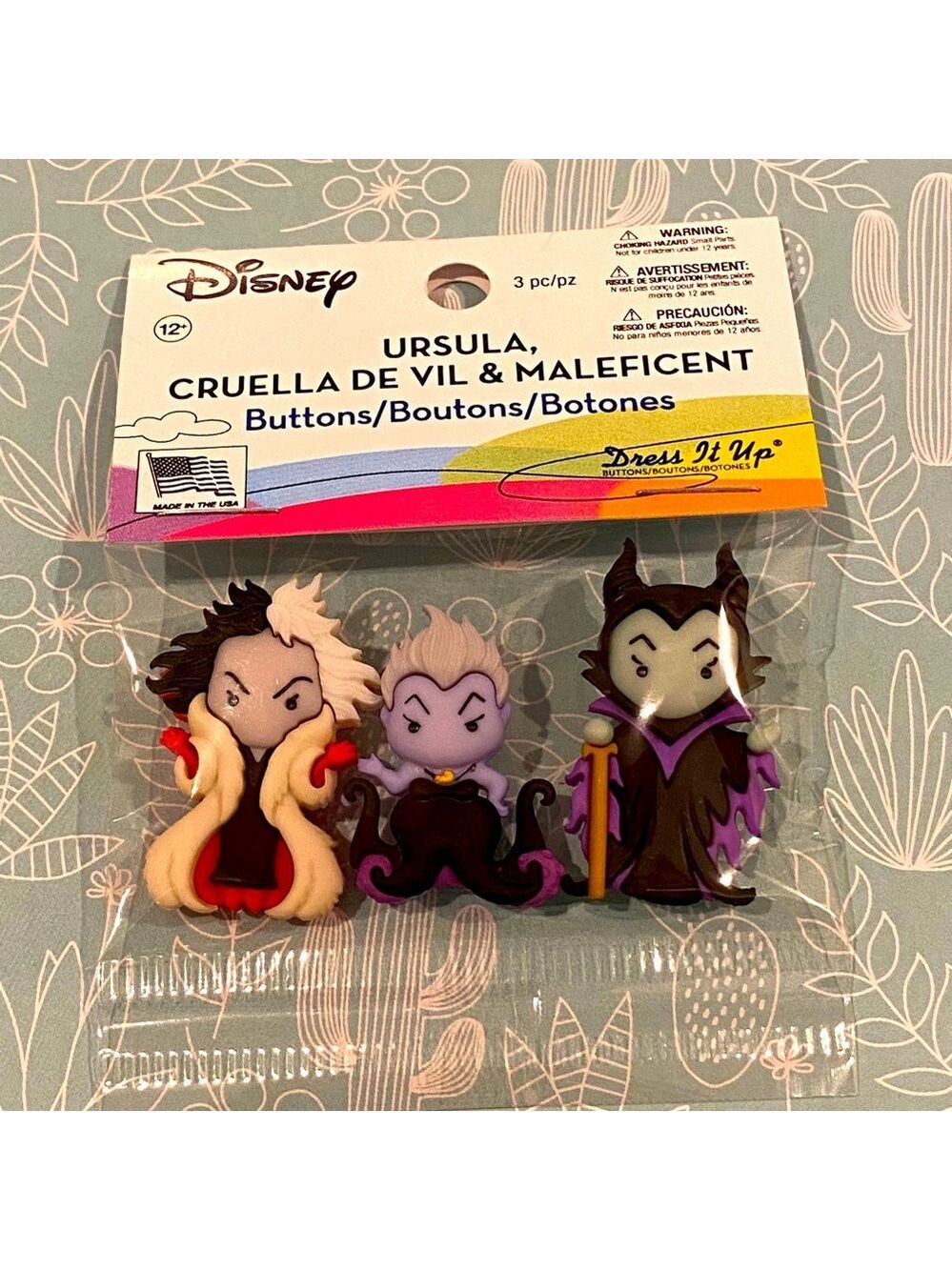 Disney Villain Buttons